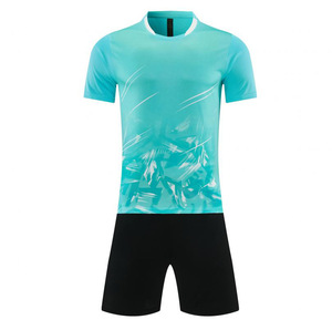 Tenue de football pour hommes de qualité supérieure, imprimée, respirante, à manches courtes, pour les matchs sportifs - Product Image 2