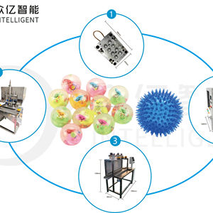 Machine de rotomoulage de machines chinoises boules d'eau balles de sport gonflables équipement de fabrication de balles Tpu - Product Image 1
