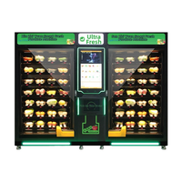 Vendlife Smart Fresh Food Vendingautomaat met Liftsysteem, Groot Touchscreen, voor Salades, Fruit, Groenten en Andere Producten