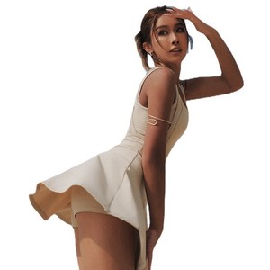Conjunto Deportivo <span class=keywords><strong>de</strong></span> Verano <span class=keywords><strong>para</strong></span> Mujer, Falda Corta sin Mangas <span class=keywords><strong>para</strong></span> Correr, Tenis y <span class=keywords><strong>Yoga</strong></span>, Ajustada y Elástica, Color Sólido, Beautiful Back 2024 - Product Image 5