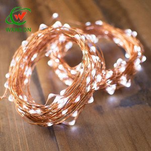 Ấm trắng USB 10m <span class=keywords><strong>Led</strong></span> dây đồng Chuỗi Cổ Tích chuỗi ánh sáng trong nhà trang trí nội thất đom đóm đèn - Product Image 4