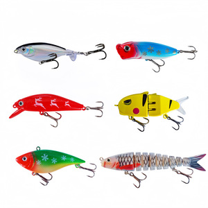 Ensemble de leurres de pêche artificiels rigides transfrontaliers de 24 pièces avec boîte mystère de Noël et <span class=keywords><strong>du</strong></span> Nouvel An - Product Image 4