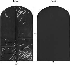 حقيبة ملابس معلقة من مادة PEVA مقاس 40 بوصة مع تخزين مقاوم للغبار لمسابقات الرقص - Product Image 2