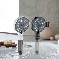 Pommeau de douche à main haute pression 5 Modes accessoire de robinet pommeau de douche à main à économie d'eau pour salle de bain utilisation des toilettes