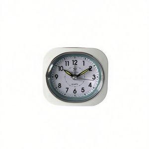 <b>Desk</b> <b>Clock</b> Quartz Analog White Red Black Frame Silent Movement Wall Table <b>Clock</b> - Product Image 2