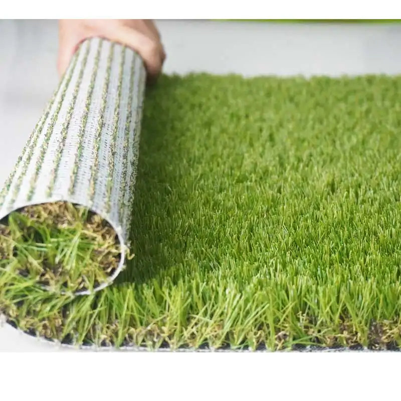 العشب الاصطناعي الطبيعي المناظر الطبيعية الرياضية اللاتكس رياضة كرة القدم حديقة العشب 3-5 الألوان عالية الجودة PU مادة سجادة العشب