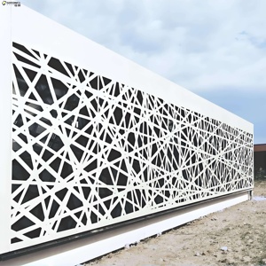 Hiện Đại Hợp Kim Nhôm Mặt Tiền Tường Bảng Điều Chỉnh Laser Cắt 3D Thiết Kế Chống Cháy Chống Ăn Mòn Kiến Trúc Trang Trí Cho Trung Tâm Biệt Thự - Product Image 6