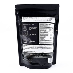 Üretici enerji sopa poşet ambalaj çanta geliştirmek anında <span class=keywords><strong>Ginseng</strong></span> Maca Boost kahve tozu - Product Image 5
