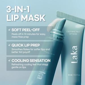 Mascarilla Labial Exfoliante y Calmante <span class=keywords><strong>Laka</strong></span>, 10 ml, 3 en 1, Elimina la Piel Muerta, Mascarilla Labial Refrescante - Product Image 5