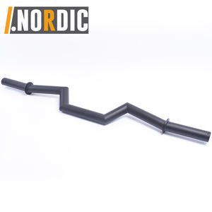 Comercial FAT <span class=keywords><strong>EZ</strong></span> Curl <span class=keywords><strong>Barra</strong></span> de 2 pulgadas Fosfato negro con recubrimiento en polvo Ideal para rizos de bíceps y tríceps para entrenamiento de lucha libre de brazos - Product Image 1