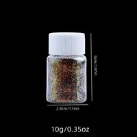 TIMESRUI Décoration de Noël pour la maison, paillettes fines en forme d'hexagone, 8 couleurs, emballées en boîte, fournitures pour fêtes
