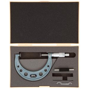 Micrómetro de Disco Mitutoyo 75-100 mm, Resolución de 0.01 mm, Medición Exterior - Product Image 2