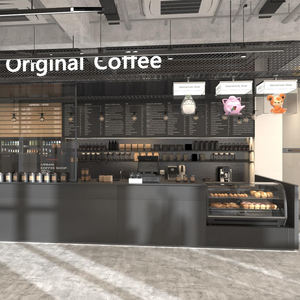 Diseños de Decoración para Cafeterías, Nueva Decoración para Cibercafés, Diseño de Interiores para Cafeterías Comerciales, Cafetería Móvil con <span class=keywords><strong>Baño</strong></span> - Product Image 4