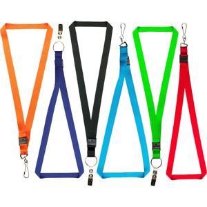 Offres Spéciales personnalisé sublimation polyester lanières avec logo personnalisé blanc polyester lanière 12 couleurs plat tresse Breakaway tissé - Product Image 6