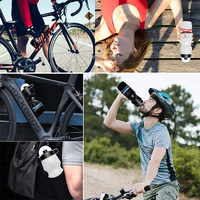 Bouteille d'eau en plastique souple de 24 oz pour vélo et sport, sans BPA, qualité alimentaire, réutilisable, portable, avec logo personnalisé – Vente en gros