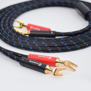 RASANTEK Fil de haut-parleur <span class=keywords><strong>HIFI</strong></span> plaqué or et argent haut de gamme (1-5M) POM Shell & Spade Plug pour audiophile <span class=keywords><strong>DIY</strong></span> Projects - Product Image 2