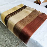 Extensions de cheveux humains vierges bruts de qualité supérieure, alignées sur les cuticules, Genius Weft, sans couture, invisibles