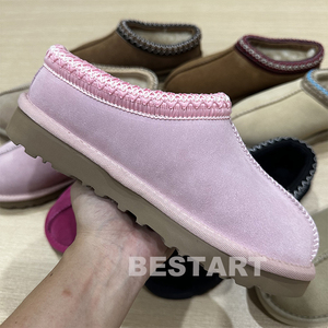 Tùy Chỉnh Bán Buôn Xấu Xí Khởi Động Ban Đầu Mùa Đông Len Da Cừu Trượt-On Giày Femme Ug Tasman Dép Đi Trong Nhà Cho Phụ Nữ Người Đàn Ông - Product Image 4