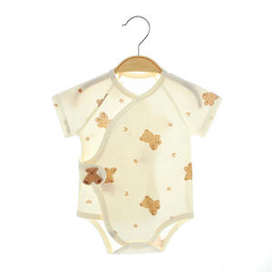 Baby Newborn Class-A Cotton Cartoon Triangle Bodysuit Summer 2024 <strong>Clothes</strong> Wholesale - Product Image 4