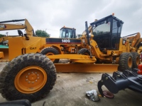 Modèle 2024 – Niveleuse d'occasion CAT 140G d'origine avec moteur CAT 3306 – Niveleuse routière d'occasion 140H 140K 140 – Faible nombre d'heures de fonctionnement
