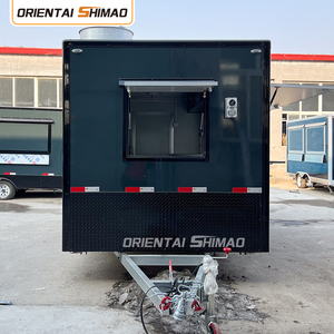 Oriental Shimao 14.11ft Square Fiberglass Mobile Kitchen Street Catering Vehicle Fully Equipped Commercial Food Candy Chips - Product Image 2