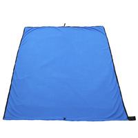 Fleece slaapzak in envelopstijl, aanpasbaar, voor volwassenen, vuilafstotend, warm, ultralicht, draagbaar, voor binnen/buiten gebruik, nap, polyester