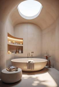 Baignoire autoportante moderne en acrylique, forme rectangulaire, avec drain, style luxe léger, hôtels, villas, robinet inclus, thérapie chauffante - Product Image 2