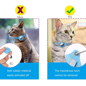 Venta caliente de lujo de seguimiento <span class=keywords><strong>GPS</strong></span> Air Tag Cute Nylon Premium <span class=keywords><strong>Tracking</strong></span> Reflective Custom Logo Venta al por mayor <span class=keywords><strong>Pet</strong></span> Cat Dog Collares - Product Image 3