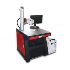 S & A ตู้แช่น้ำ3W 5W เครื่องทำเครื่องหมายเลเซอร์ยูวีแบบแยกตู้บินรุ่น10W JPT S พร้อมสายพานลำเลียงกล้อง CCD - Product Image 3