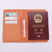 Nouveauté : Porte-cartes de crédit multifonction en cuir PU, couvertures de passeport vierges pour sublimation