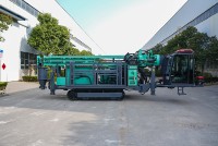 Foreuse à circulation inverse RC500AC avec climatisation de cabine, changeur de tiges automatique, pour l'exploration minière, moteur de pompe