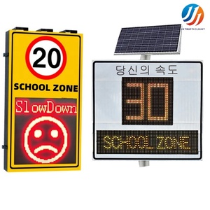 Señales de Advertencia LED de Velocidad Personalizadas en Varios Idiomas, Señales de Tráfico con Radar, Señal de Velocidad Sonriente para Seguridad Vial - Product Image 4