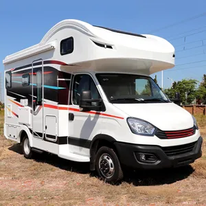 2024高級4WD RV RVキャンピングカーホット販売オフロードトラベルトレーラー、バスルームアウトドアキャンプ付き