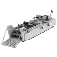 Kit de construction de scène militaire MOC, scène de débarquement des Alliés, briques de modèle, jouets éducatifs créatifs DIY pour enfants MOC5085