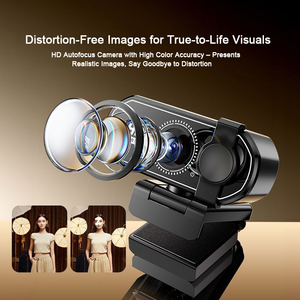 Micrófono Externo de Escritorio con Filtro de Belleza Integrado de Calidad Ajustable, Cámara <span class=keywords><strong>Web</strong></span> HD para Transmisión en Vivo y Clases en Línea - Product Image 6