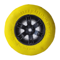 13x7 pouces Mind and Action Beach Remplacement Balloon Wheels Pneus PU Foam Wheel pour Heavy Duty Kayak Cart