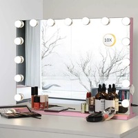 Miroir LED Tactile Haute Qualité 11 Ampoules pour Maquillage et Coiffure, Idéal Chambre, Hôtel, Salle de Bain - Vente en Gros Usine OEM