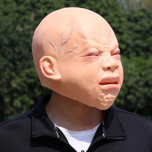 Máscara Infantil de Látex con Cara Llorona Divertida, Disfraz de Halloween, Accesorio para Fiesta de Cosplay - Product Image 3