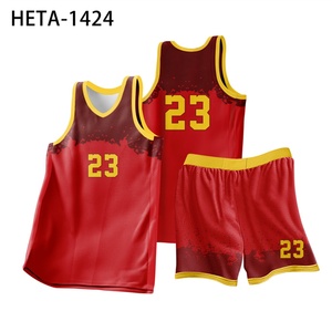 Uniformes de Baloncesto Personalizados de Alta Calidad, Sublimación, Jersey de Baloncesto Personalizado, Ropa Deportiva de Secado Rápido, Conjuntos de Ropa de Baloncesto - Product Image 1
