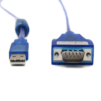 1,8m USB 2.0 zu Seriell 9-Pin DB9 RS-232 Adapterkabel mit Rändelschrauben (FTDI Chipsatz) Metallgehäuse 5A Schnellladung für Drucker