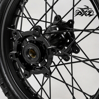 Kit de jantes CNC Ultra Bee 17 pouces, pneus Supermoto pour route, ensemble de conversion de vélo électrique haute performance