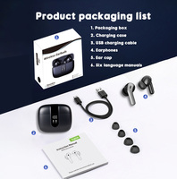 Earphone Bluetooth Logo kustom kualitas tinggi earbud nirkabel TWS Headset Stereo 5.3 hadiah Earphone Mini Noise Cancelling olahraga