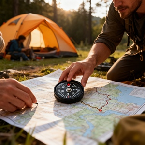 Brújula para Kit de Supervivencia con Contenedor Impermeable para Proteger el Instrumento en Condiciones Extremas al Aire Libre - Product Image 2
