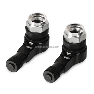 Accessoires de moto, capuchons de valve de roue à 90 degrés pour <span class=keywords><strong>BMW</strong></span> K 1300S K1300 S 2009-2015 <span class=keywords><strong>2014</strong></span> <span class=keywords><strong>K1300S</strong></span>, couvercles étanches - Product Image 1