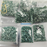 Vente en gros 1.0CT 1mm 3.0mm coupe ronde en vrac Moissanite pierres précieuses bijoux à bricoler soi-même bleu vert couleur lâche petit diamant Moissanite pierre
