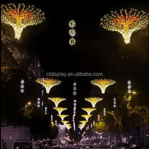 Réverbère suspendu extérieur commercial de motifs de décoration de vacances de Noël - Product Image 6