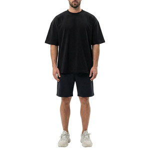 Breathable Summer Suit For Adult Professional Manufacture Custom Made Men T Shirt & Shorts <b>Set</b> Two Pcs Casual Wear Men <b>Twin</b> <b>Set</b> - Product Image 1