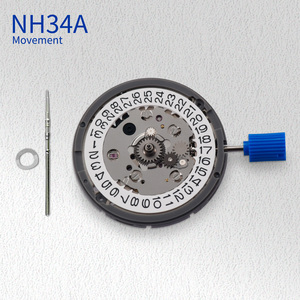 Đồng hồ cơ tự động Nhật Bản chính hãng NH34A <span class=keywords><strong>Mod</strong></span>, độ chính xác cao, 24 chân kính, hiển thị ngày ở vị trí 3:00, phụ tùng thay thế chất lượng cao - Product Image 1