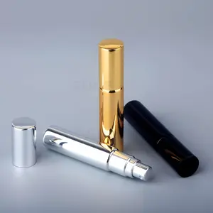 Hot Selling Classic Electroplated Gold Black Silver 10ml Perfume Bottle Spray Bottle Glass Spray For Cosmetic