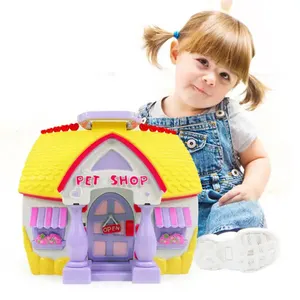 Children's Small Doll House And Mini Furniture Toy Set DIY Doll House Furniture Toys